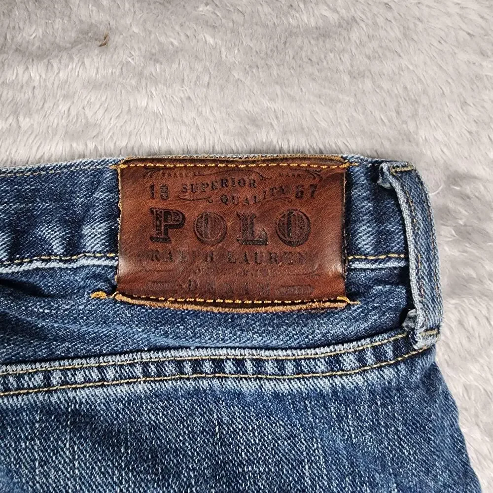 Polo Ralph Lauren Jeans Mens 38x30 (Fits 36x30) Cortlandt 300 Relaxed Straight